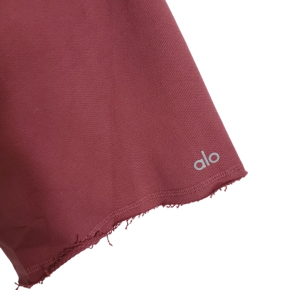 ALO YOGA ROSEWOOD HOODED LOW KEY SWEATSHIRT - Picture 13 of 13